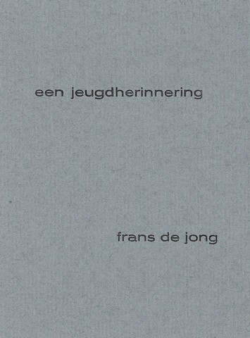 JONG, FRANS DE - Zeven Buitenplaatsen in Lood Gebreid