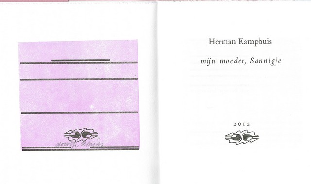 KAMPHUIS, HERMAN - Mijn Moeder, Sannigje