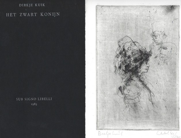 KUIK, DIRKJE = WILLIAM D.KUIK (1929-2008) - Het Zwart Konijn