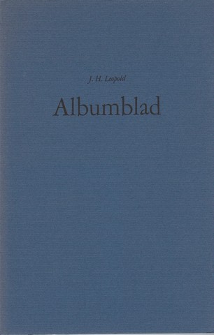 LEOPOLD, J.H.(1865-1925) - Albumblad
