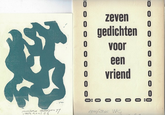 MOK, MAURITS (1907-1989) - Zeven Gedichten Voor Een Vriend