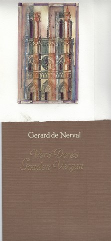NERVAL, GERARD DE; VERTALING EN INLEIDING DOOR WILLEM KEIZER - Vers Dors, Gouden Verzen
