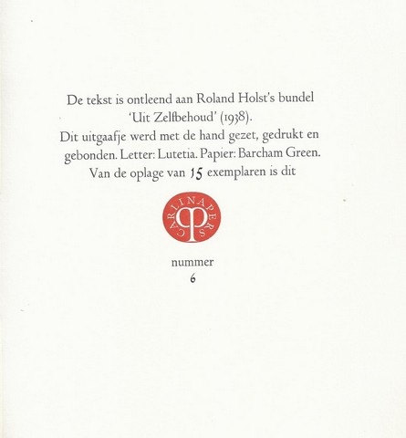 ROLAND HOLST, A. - De Bewegende Gordijnen