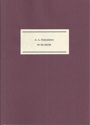 SJAALMANPERS; A.L.SCHNEIDERS (1925-..) - In de Boom