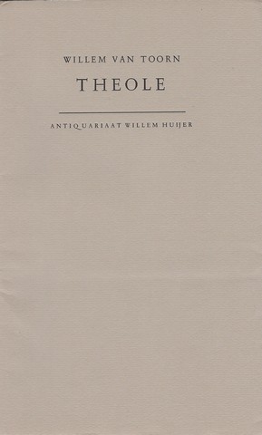 TOORN, WILLEM VAN (1935- 31 MEI 2024) - Theole