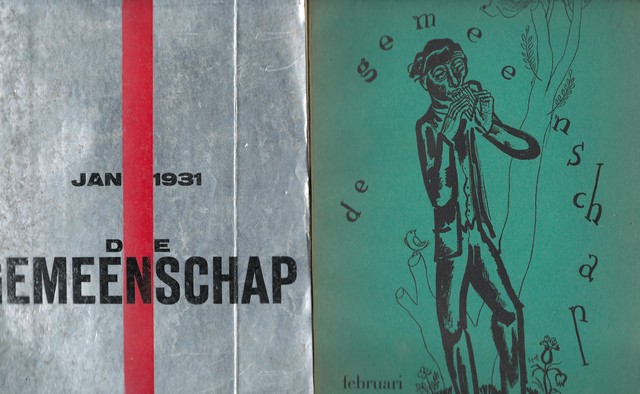 DUINKERKEN, ANTON VAN; CHR. DE GRAAFF; ALBERT KUYLE, LOU LICHTVELD E.A., RED. - De Gemeenschap , Maandblad, Jrg. 7 Nummers 1, 2, 3, 5/6, 9, 11/12