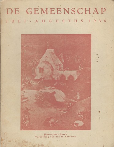 RED.: L.DE BOURBON, A.COOLEN, A.V.DUINKERKEN, J.ENGELMAN, M.GIJSEN, VAN OOSTEN, J.VERCAMMEN - De Gemeenschap , Jaargang 12 No. 7/8