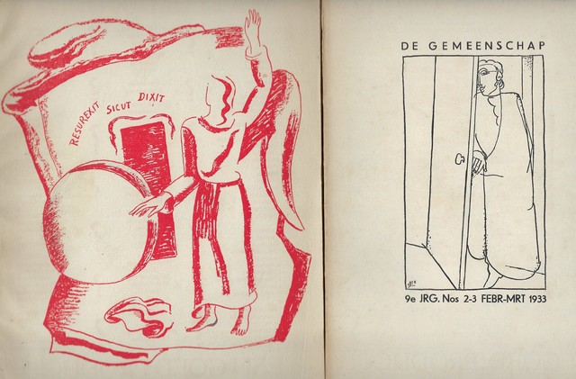 DUINKERKEN, A.VAN, H.KUITENBROUWER, VAN OOSTEN, A.COOLEN: REDACTIE - De Gemeenschap , Jaargang 9, No. 2/3, 4, 5 En 8/9