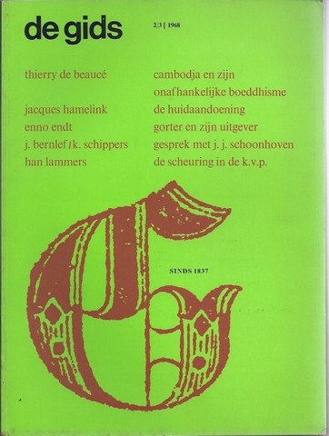HOORNIK, ED., A.L.CONSTANDSE A.DE FROE, S.R.DE GROOT, H.MULISCH REDACTIE - De Gids; Jrg. 131 Compleet
