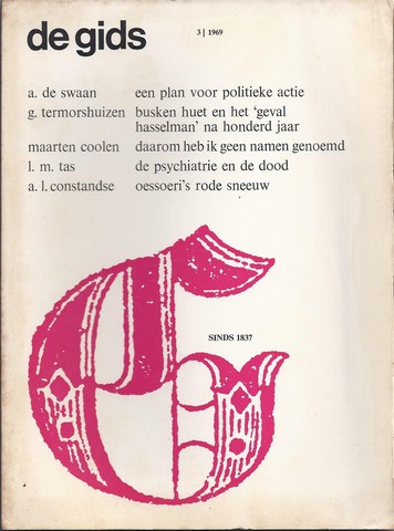 HOORNIK, ED., A.L.CONSTANDSE, G.BENTHEM VAN DEN BERGH, A.DE FROE, S.R.DE GROOT, H.MULISCH, ENZ. REDACTIE - De Gids; Jrg. 132 Compleet