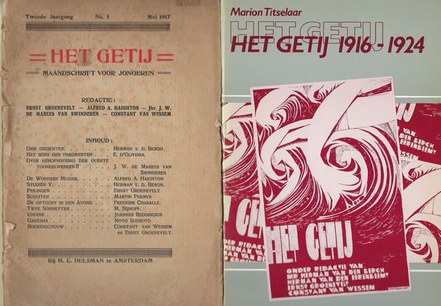 TITSELAAR, MARION - Het Getij 1916-1924 + Deeltje Van Het Getij Jrg. 2 No. 5 1917