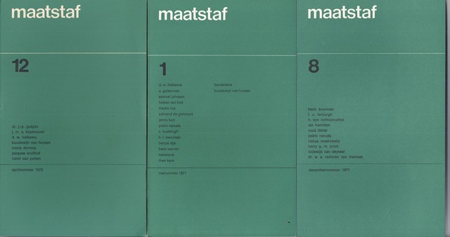MARTIN ROS EN GERRIT KOMRIJ, RED. - Maatstaf