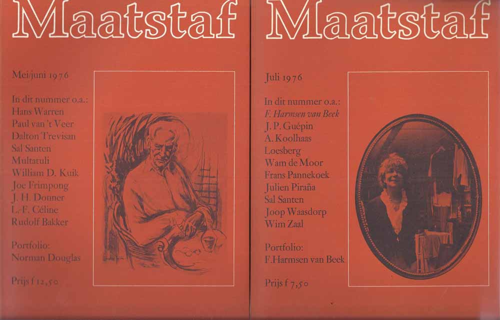 KOMRIJ, GERRIT EN MARTIN ROS, MENSJE VAN KEULEN, WILLIAM D.KUIK, TH.SONTROP, KOEN KOCH, RED. - Maatstaf