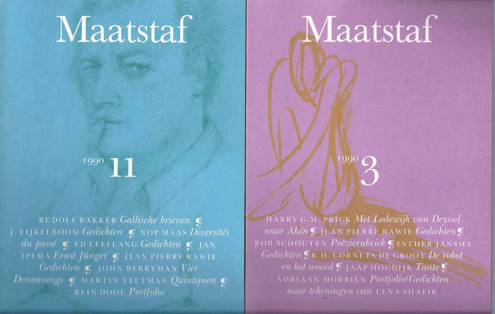 KOMRIJ, GERRIT EN HARRY G.M.PRICK, MARTIN ROS, H.ROMIJN MEIJER, TH.SONTROP, KOEN KOCH, ETHEL PORTNOY, ROB SCHOUTEN EN BART TROMP, PETER DE BOER, RED. - Maatstaf