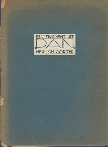 GORTER, HERMAN (1864-1938) - Een Fragment Uit Pan