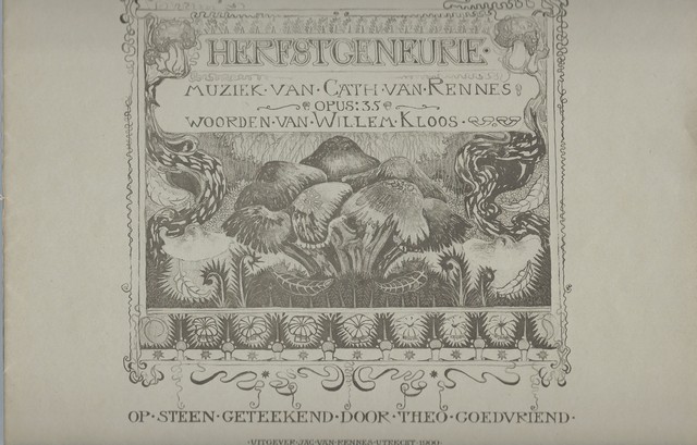 KLOOS, WILLEM (1859-1938) - Herfstgeneurie