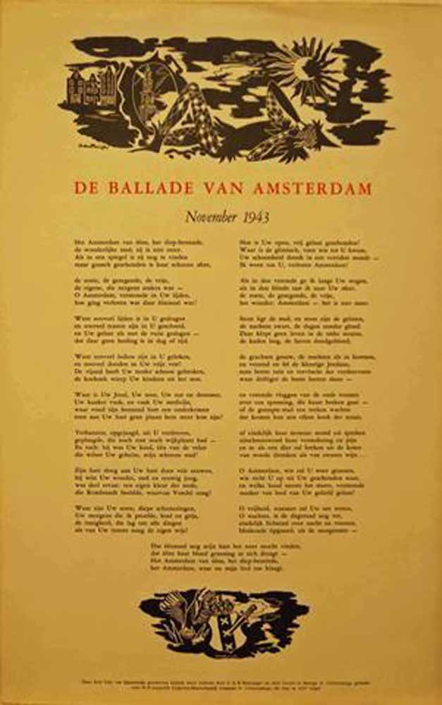 EIJSSELSTEIJN, LIDY VAN - De Ballade Van Amsterdam, November 1943