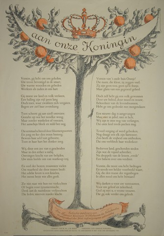 KEULS, H.W.J.M. - Aan Onze Koningin