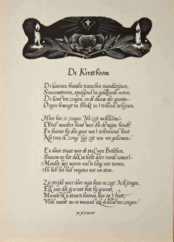 NIJHOFF, M. - De Kerstboom