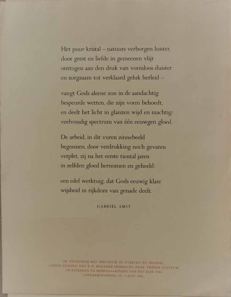SMIT, GABRIL - Het Puur Kristal... .