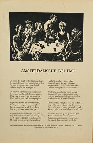 VRIESLAND, VICTOR E.VAN - Amsterdamsche Bohme