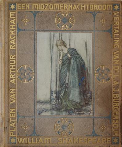 SHAKESPEARE, WILLIAM/ VERTALING DR.L.A.J.BURGERSDIJK/ RACKHAM, ARTHUR - Een Midzomernachtdroom