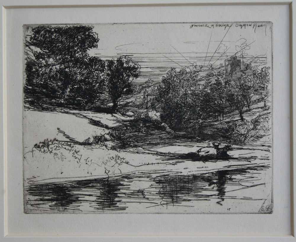 SEYMOUR HADEN, SIR FRANCIS (1818-1910) - Newcastle in Emlyn
