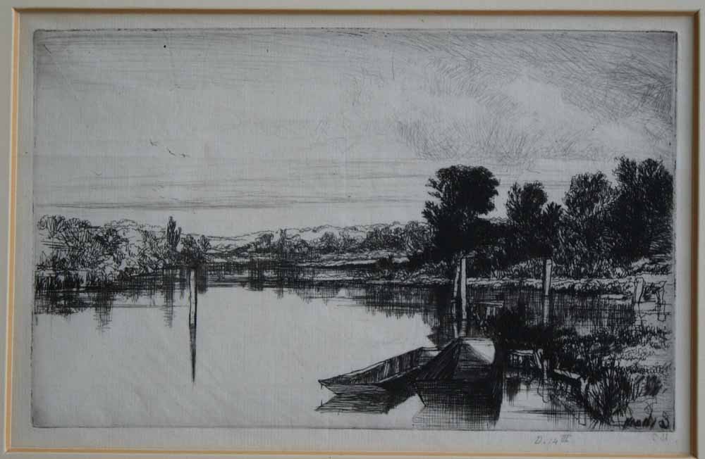 SEYMOUR HADEN, SIR FRANCIS (1818-1910) - Egham