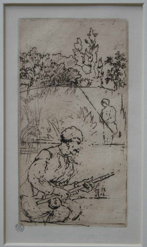 SEYMOUR HADEN, SIR FRANCIS (1818-1910) - Bank-Holliday Fishing (No Title)