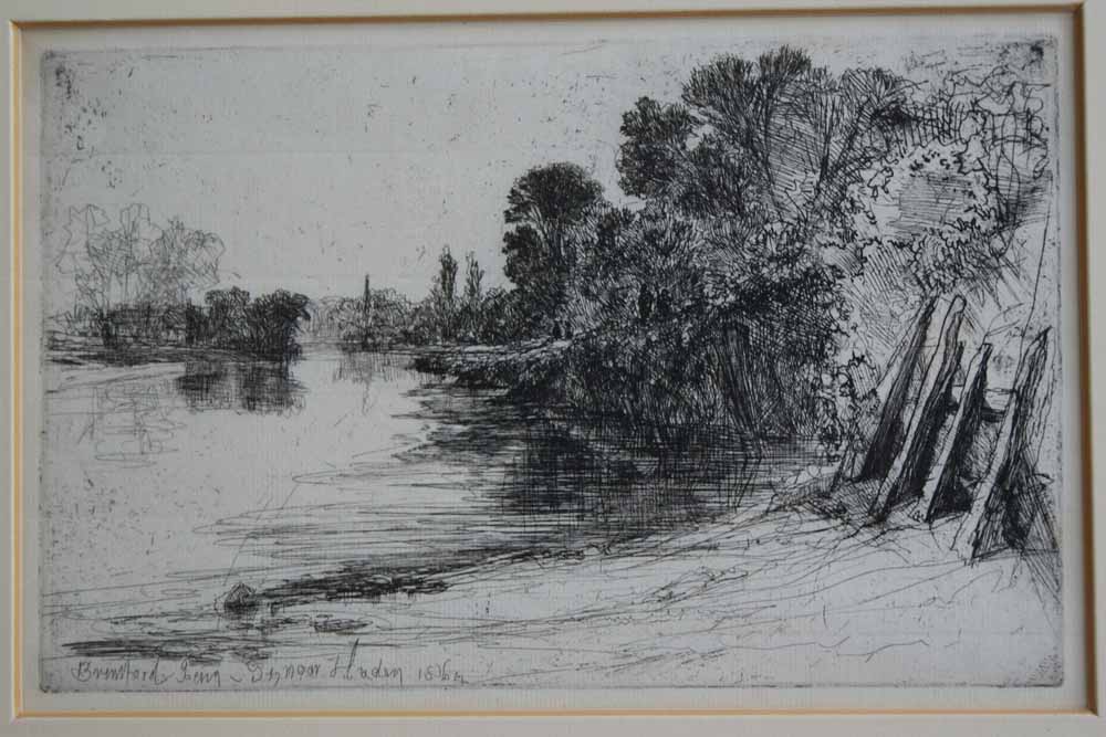 SEYMOUR HADEN, SIR FRANCIS (1818-1910) - Brentford Ferry