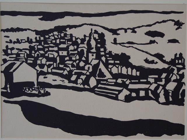 TEUBER, GOTTFRIED (1937-...) - Dorf in Franken