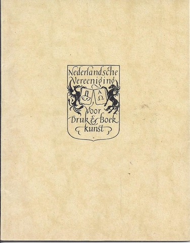 N.V.D.B. - Nederlandsche Vereeniging Voor Druk- En Boekkunst; Satuten En Huishoudelijk Reglement