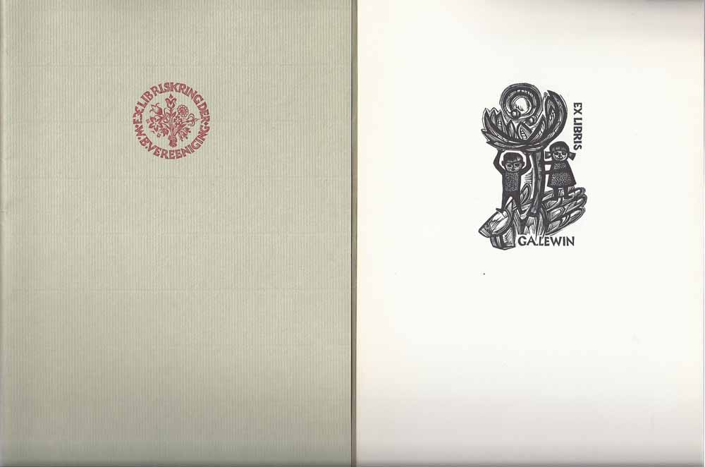 POT-VAN REGTEREN ALTENA, MIA; JAN BATTERMAN, CEES ANDRIESSEN, PAM G.RUETER, HERMAN BERSERIK, RU VAN ROSSEM, LOU STRIK, ENZ. - Exlibriskring 1968, Drientwintig Nederlandse Exlibris