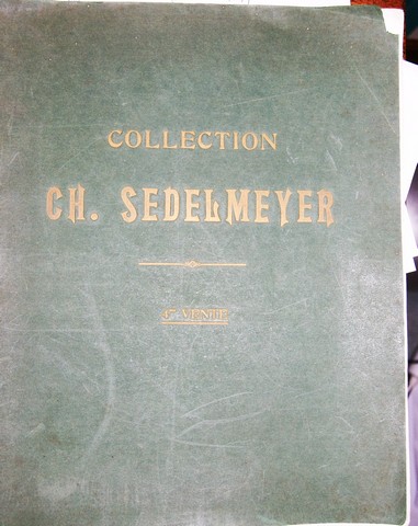 SEDELMEYER - Catalogue Des Tableaux Aquarelles Et Dessins Composant la Collection Ch. Sedelmeyer; Quatrime Vente