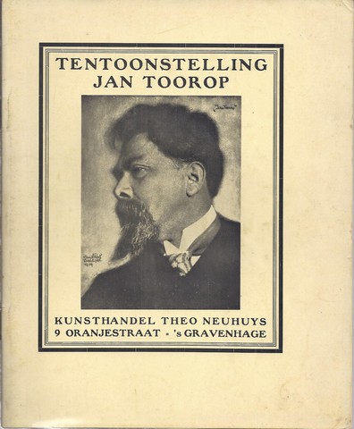 TOOROP, JAN (1858-1928); MET BIJSCHRIFTEN VAN JAN TOOROP EN DOOR MARIA VIOLA UIT 'VAN ONZEN TIJD' - Tentoonstelling Jan Toorop
