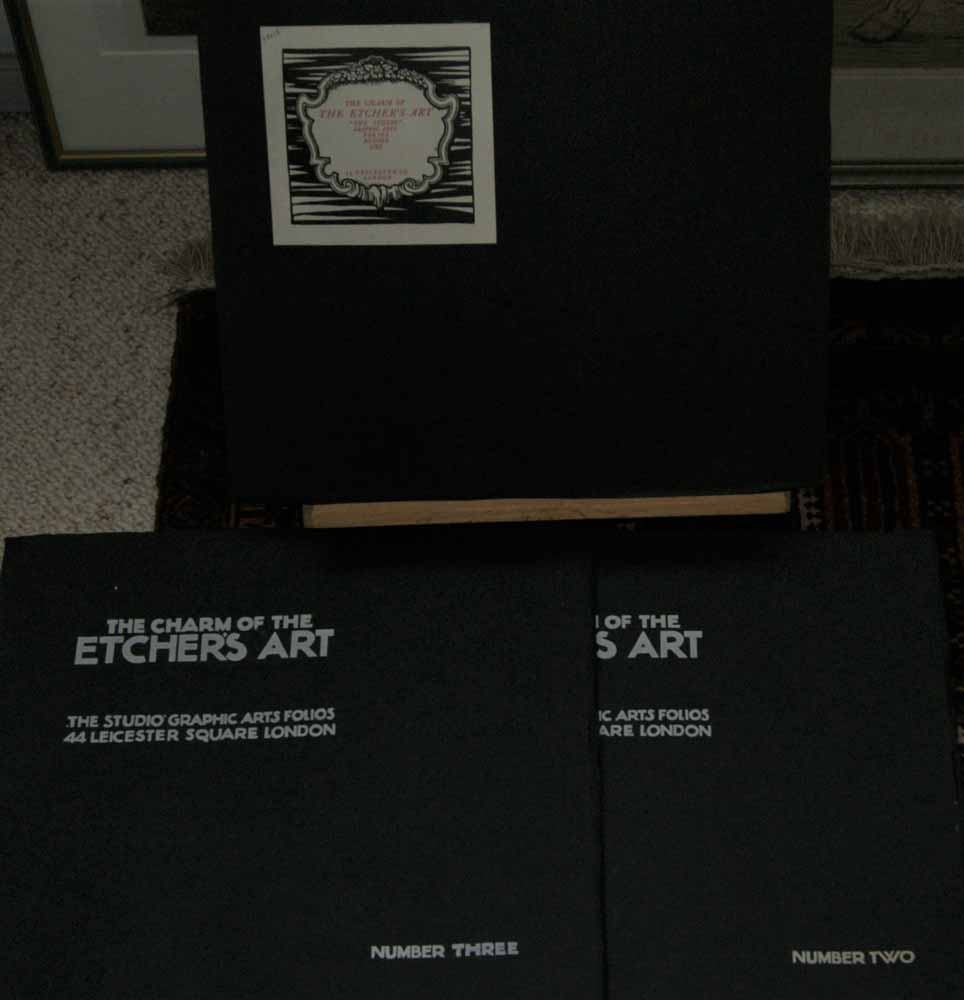 SALAMAN, MALCOLM C. (INTR.) - The Charm of the Etcher's Art; Number 1,2 and 3