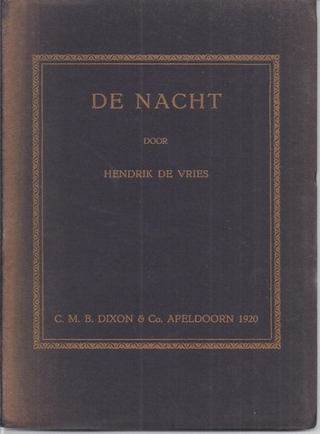 VRIES, HENDRIK DE - De Nacht