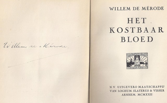 MRODE, WILLEM DE/ PS. VAN W.E. KEUNING - Het Kostbaar Bloed