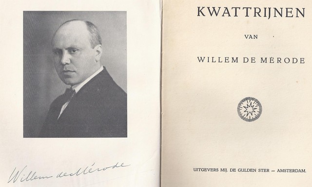 MRODE, WILLEM DE/ PS. VAN W.E. KEUNING - Kwattrijnen