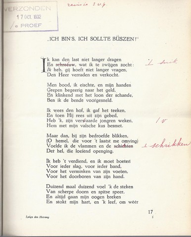 MRODE, WILLEM DE/ PS. VAN W.E. KEUNING (1887-1939) - Langs Den Heirweg