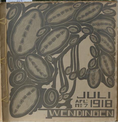WIJDEVELD, H.TH. ONTWERP EN RED.; ART. DOOR P.H.ENDT OVER 'AMSTERDAMSE SCHOOL', H.F.E.VISSER OVER MEUBELKUNST. H.A.VAN ANROOY EN H.TH.WIJDEVELD - Wendingen Maandblad Voor Bouwen En Sieren 1918 - I - 7