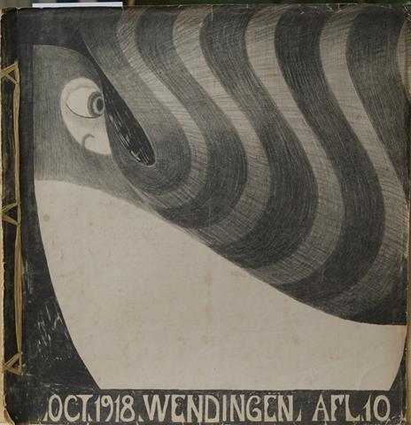 WIJDEVELD, H.TH. ONTWERP EN RED.; ART. DOOR J.J.VAN DER MEY, J.L.M.LAUWERIKS, E.J.KUIPERS (OVER POSTZEGELS), J.F.STAAL, ENZ. - Wendingen 1918 - I - 10