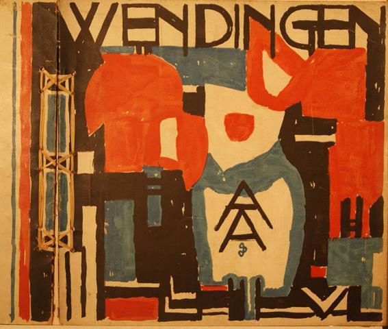JONGERT, JAC. INL.; RED. H.TH.WIJDEVELD - Wendingen Maandblad Voor Bouwen En Sieren 1923 - V - 2
