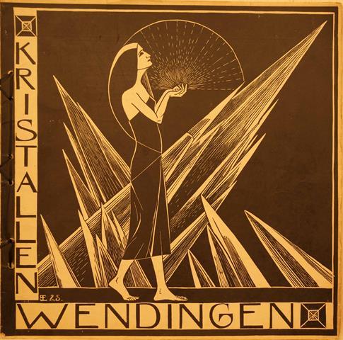 WIJDEVELD, H.TH., PROF.B.G.ESCHER EN W.STEENHOFF, ART.; GEDICHTEN VAN: M.NIJHOFF, A.ROLAND HOLST, J.W.F.WERUMEUS BUNING; RED. WIJDEVELD - Wendingen Maandblad 1924 - VI - 11/12