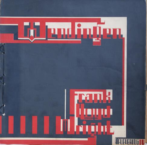WRIGHT, FRANK LLOYD; WIJDEVELD, H.TH. E.A. RED. - Wendingen Maandblad Voor Bouwen En Sieren 1926 - VII - 6 - Frank Lloyd Wright IV